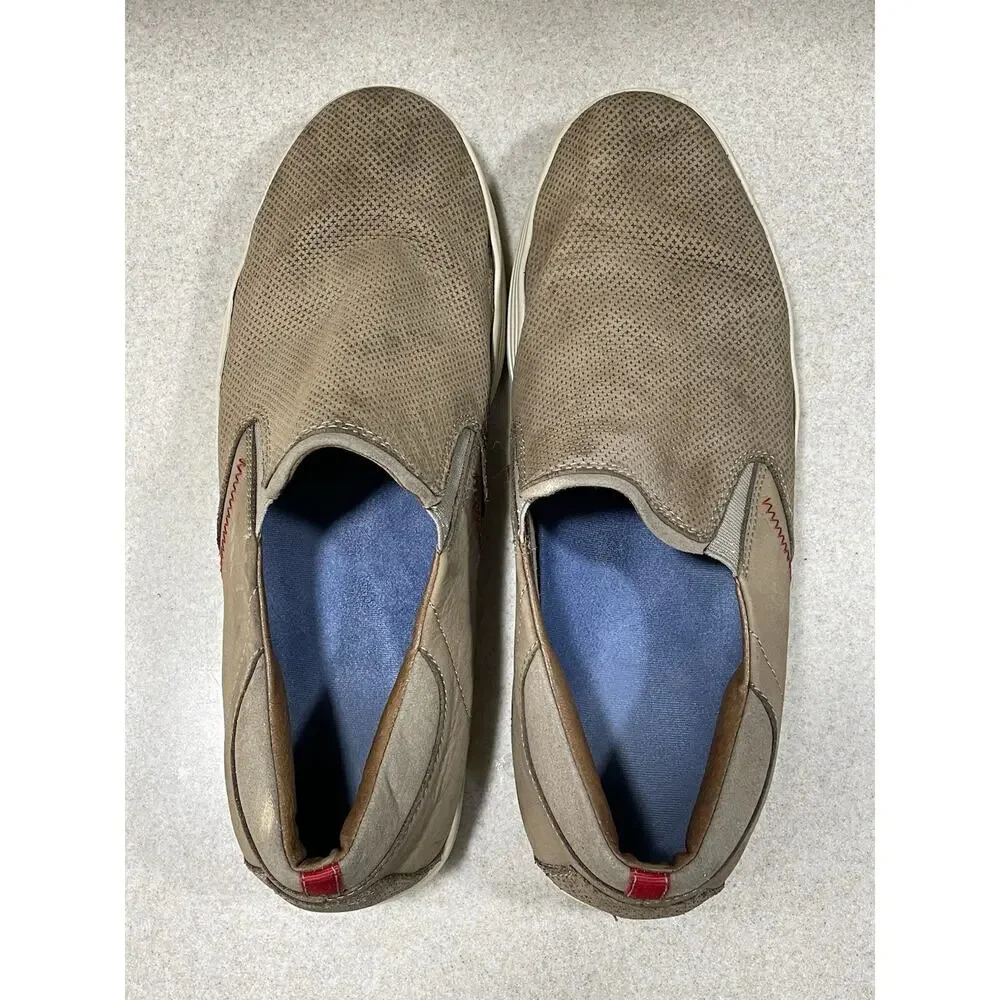 Dunham Men’s Size 11.5D Colchester Slip On Loafer Flats Comfy Casual Shoes Brown